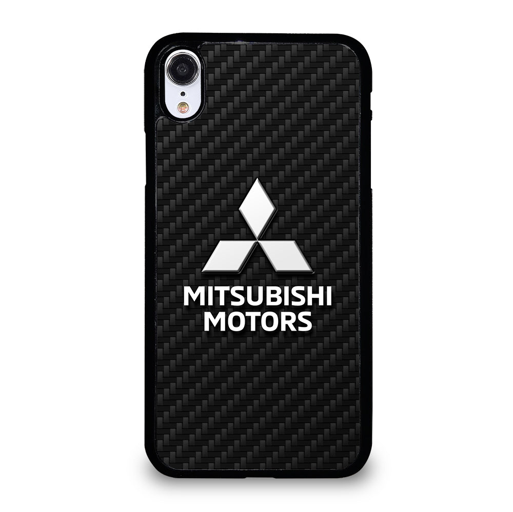 MITSUBISHI MOTORS CARBON LOGO 2 iPhone XR Case Cover