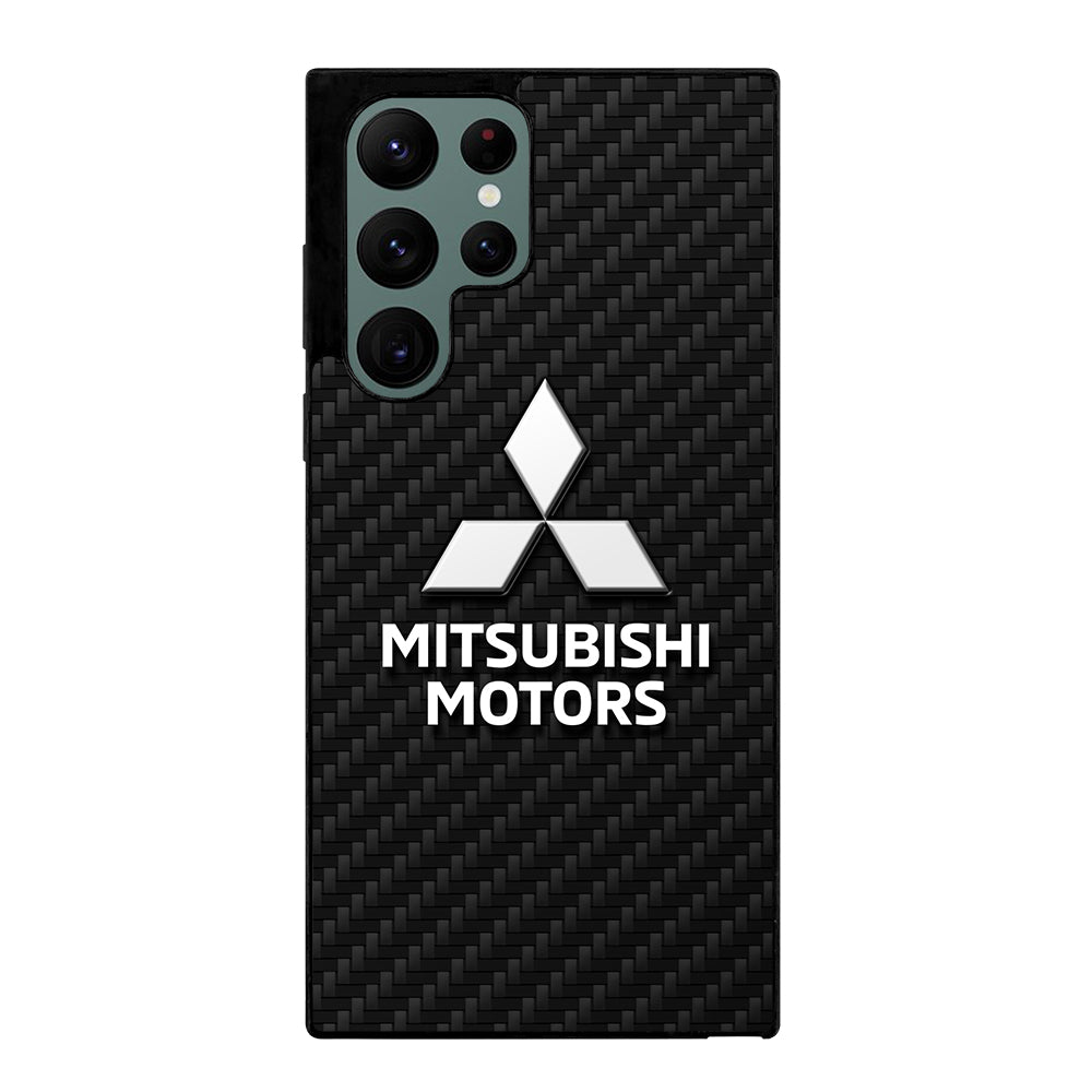 MITSUBISHI MOTORS CARBON LOGO 2 Samsung Galaxy S22 Ultra Case Cover