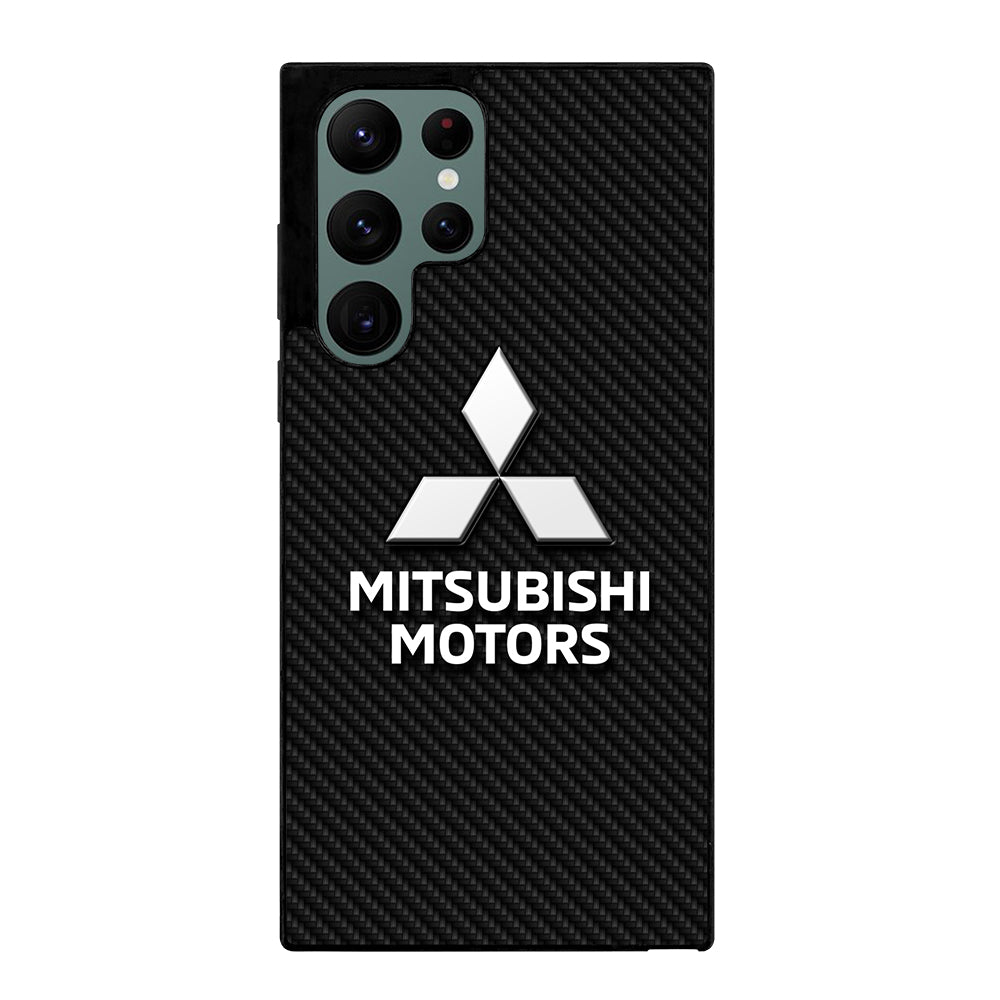 MITSUBISHI MOTORS CARBON LOGO 3 Samsung Galaxy S22 Ultra Case Cover