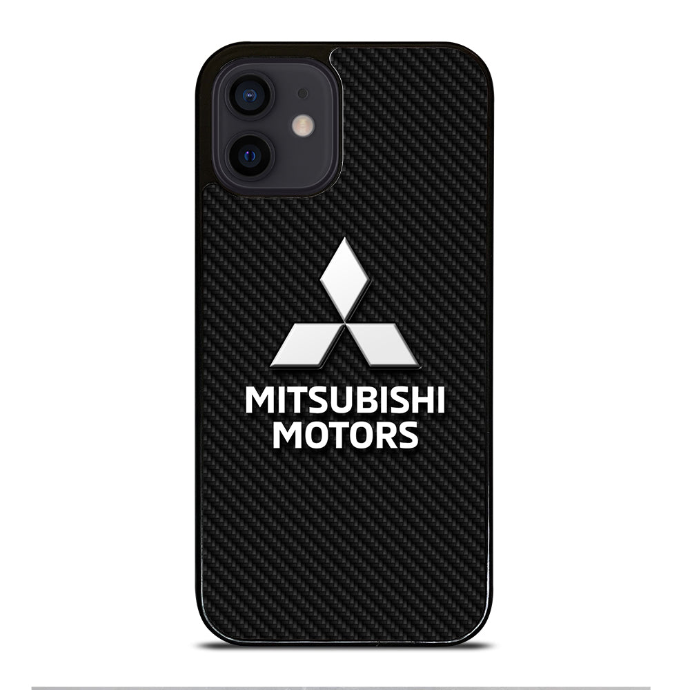 MITSUBISHI MOTORS CARBON LOGO 3 iPhone 12 Mini Case Cover