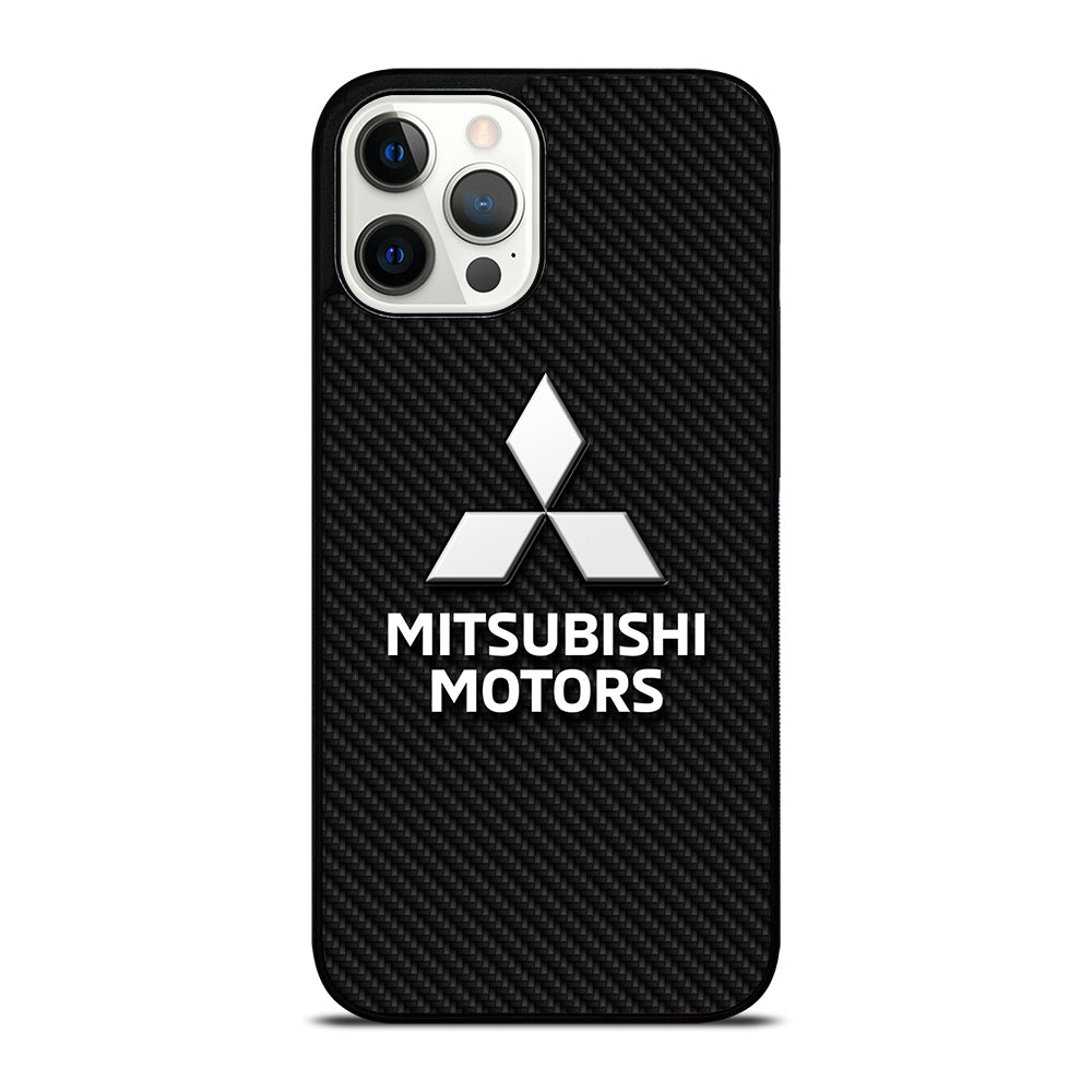 MITSUBISHI MOTORS CARBON LOGO 3 iPhone 12 Pro Max Case Cover