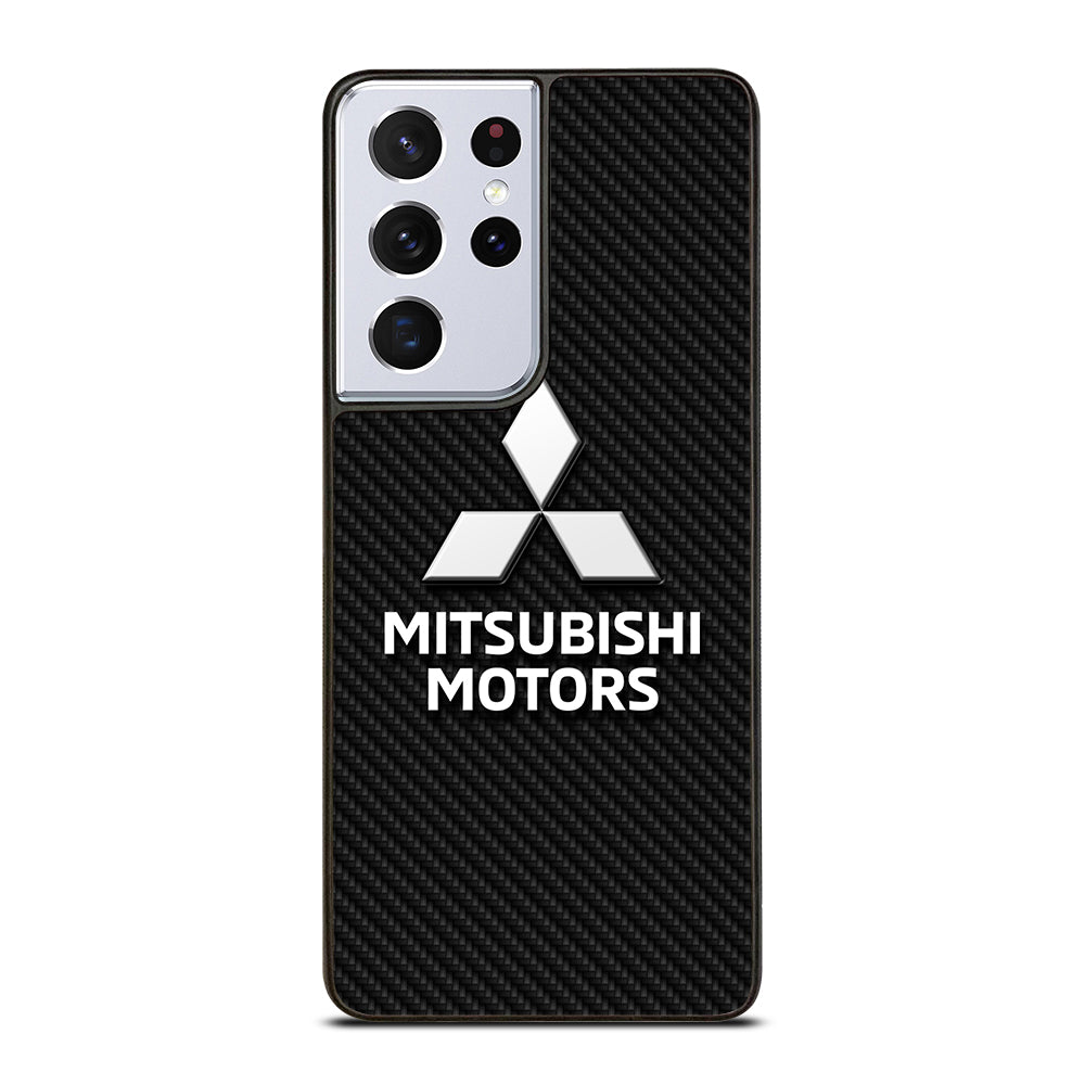 MITSUBISHI MOTORS CARBON LOGO 3 Samsung Galaxy S21 Ultra Case Cover