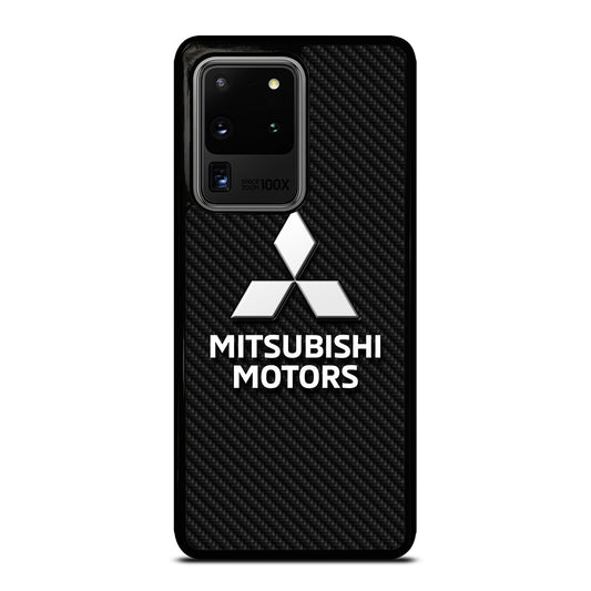 MITSUBISHI MOTORS CARBON LOGO 3 Samsung Galaxy S20 Ultra Case Cover