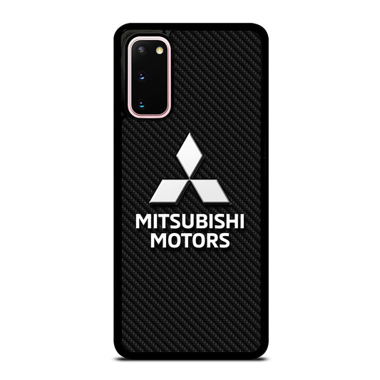 MITSUBISHI MOTORS CARBON LOGO 3 Samsung Galaxy S20 Case Cover