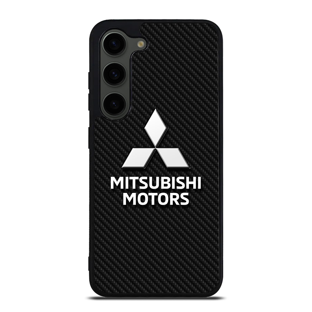 MITSUBISHI MOTORS CARBON LOGO 3 Samsung Galaxy S23 Plus Case Cover