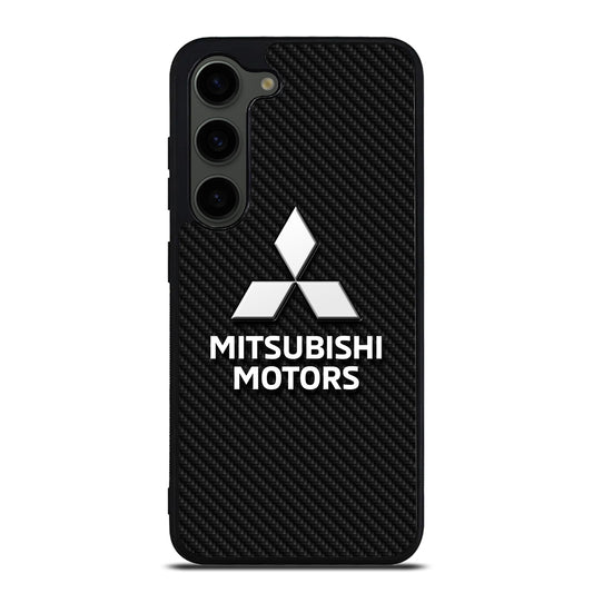 MITSUBISHI MOTORS CARBON LOGO 3 Samsung Galaxy S23 Plus Case Cover