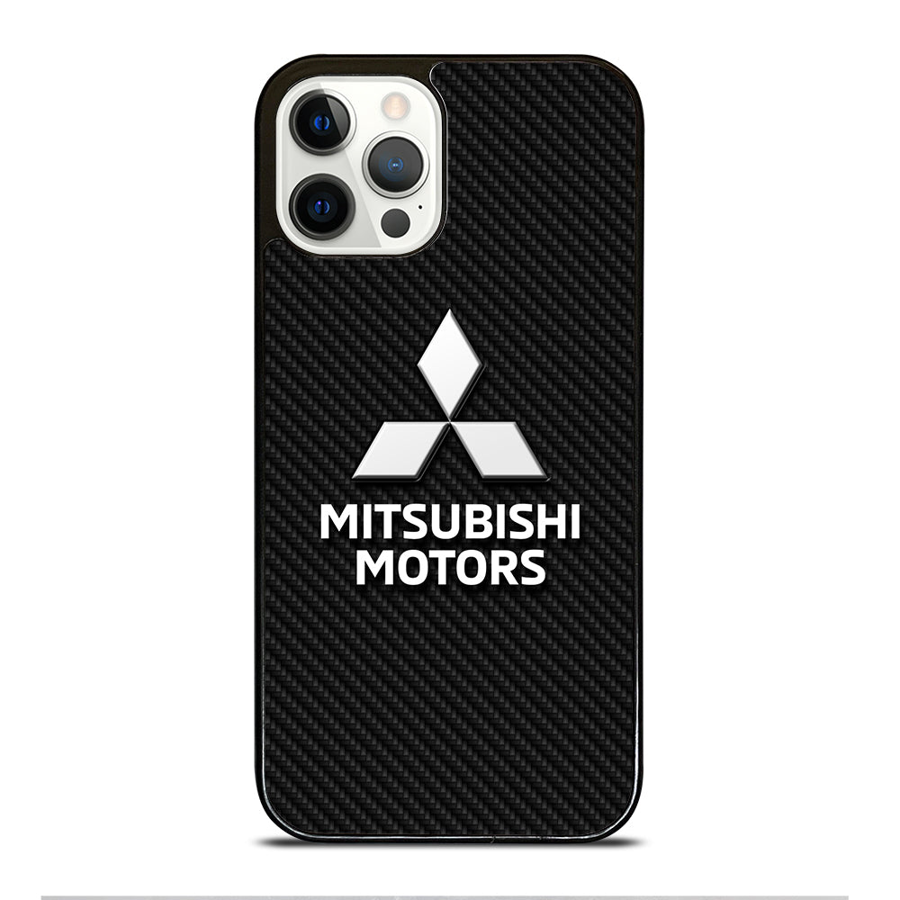 MITSUBISHI MOTORS CARBON LOGO 3 iPhone 12 Pro Case Cover