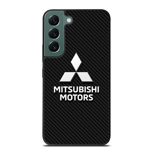 MITSUBISHI MOTORS CARBON LOGO 3 Samsung Galaxy S22 Case Cover