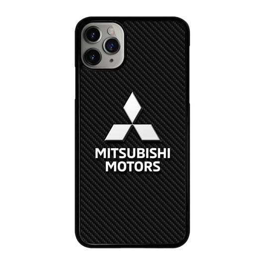 MITSUBISHI MOTORS CARBON LOGO 3 iPhone 11 Pro Max Case Cover