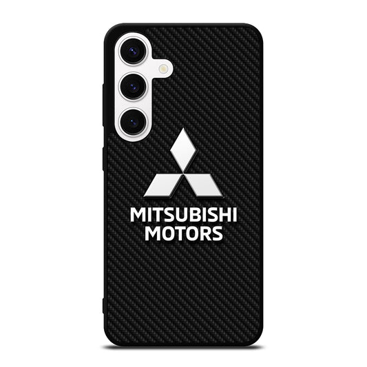 MITSUBISHI MOTORS CARBON LOGO 3 Samsung Galaxy S24 Case Cover