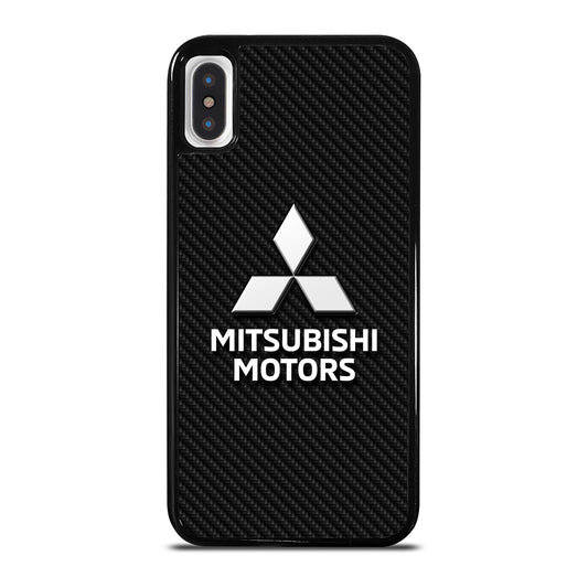 MITSUBISHI MOTORS CARBON LOGO 3 iPhone X / XS Case Cover