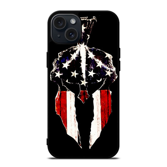 MOLON LABE AMERICAN FLAG 3 iPhone 15 Plus Case Cover