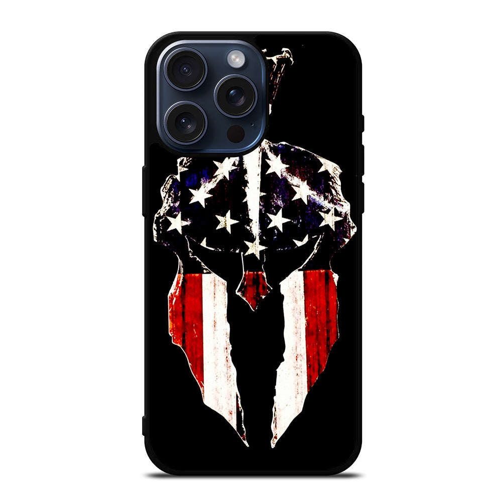 MOLON LABE AMERICAN FLAG 3 iPhone 15 Pro Max Case Cover