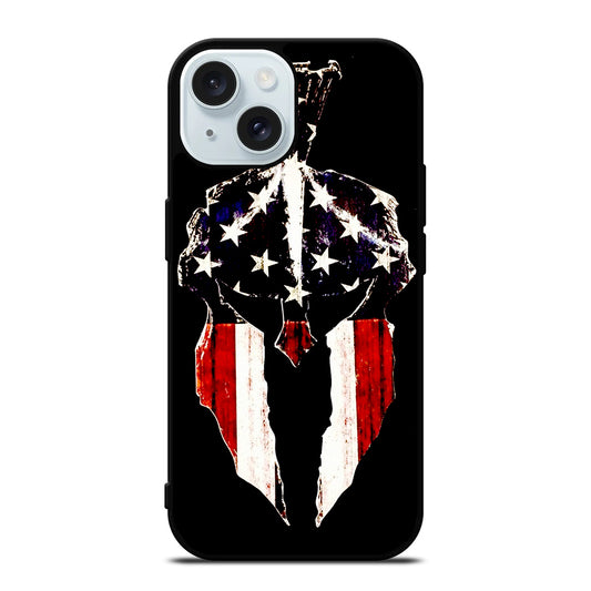 MOLON LABE AMERICAN FLAG 3 iPhone 15 Case Cover
