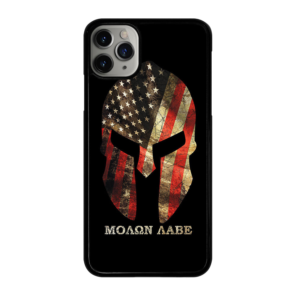 MOLON LABE AMERICAN FLAG SYMBOL iPhone 11 Pro Max Case Cover