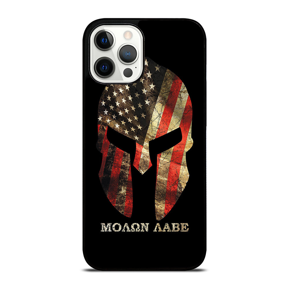 MOLON LABE AMERICAN FLAG SYMBOL iPhone 12 Pro Max Case Cover