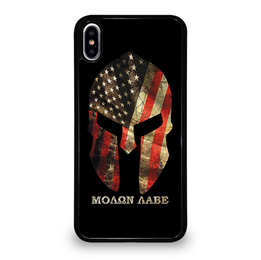 MOLON LABE AMERICAN FLAG SYMBOL iPhone XS Max Case Cover