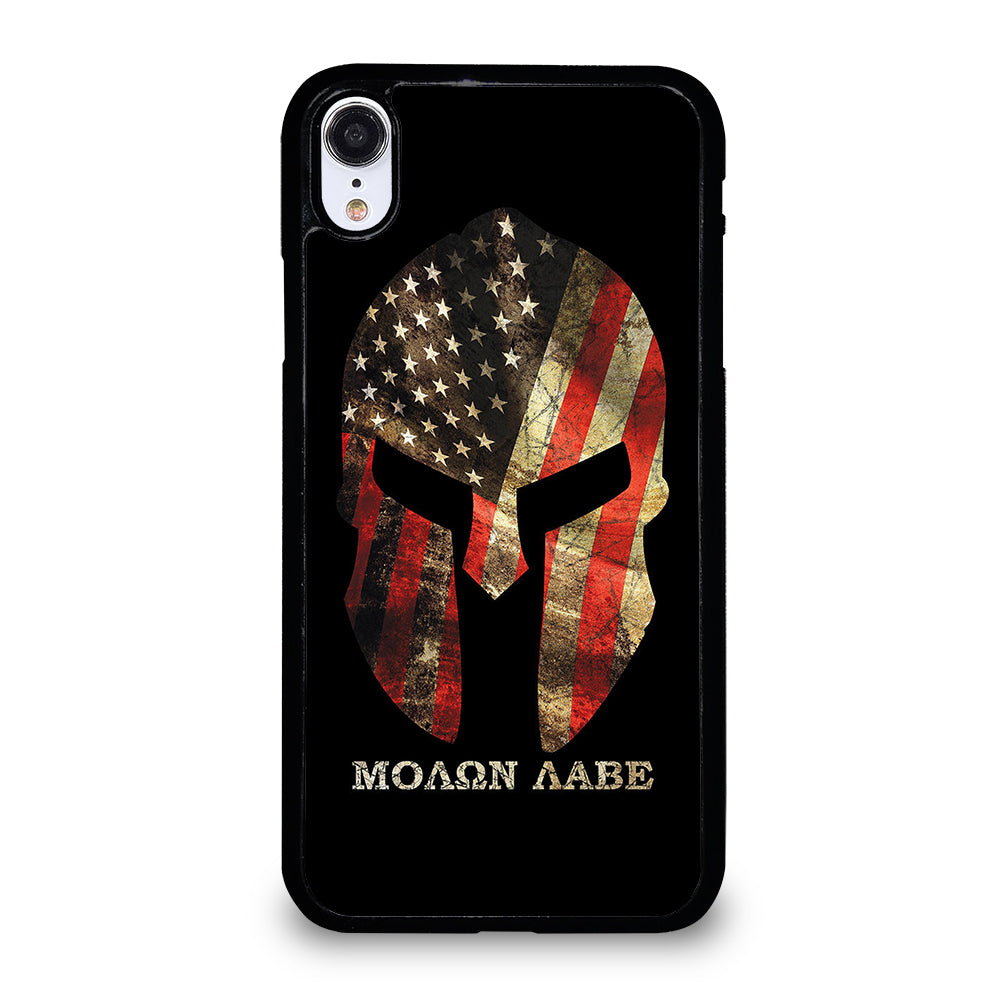 MOLON LABE AMERICAN FLAG SYMBOL iPhone XR Case Cover