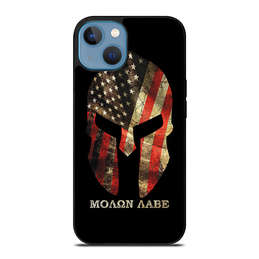 MOLON LABE AMERICAN FLAG SYMBOL iPhone 13 Case Cover