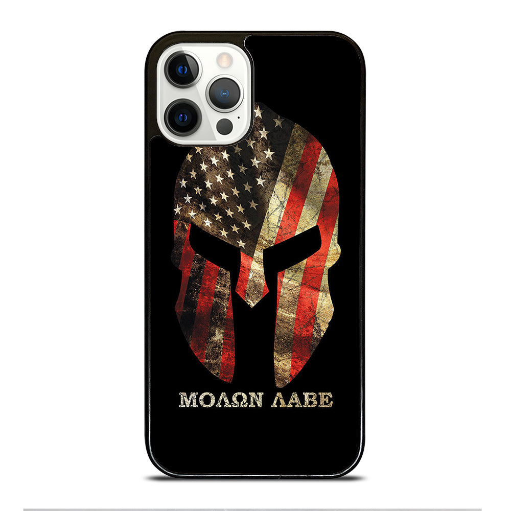 MOLON LABE AMERICAN FLAG SYMBOL iPhone 12 Pro Case Cover