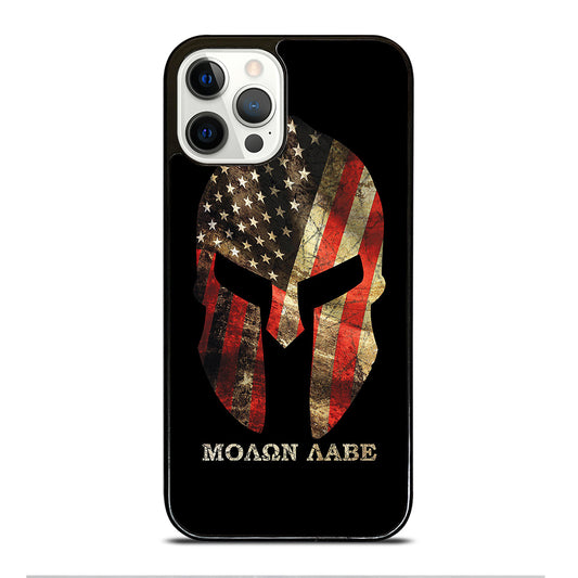 MOLON LABE AMERICAN FLAG SYMBOL iPhone 12 Pro Case Cover
