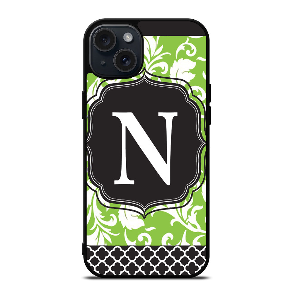 MONOGRAM GARDEN FLAG iPhone 15 Plus Case Cover