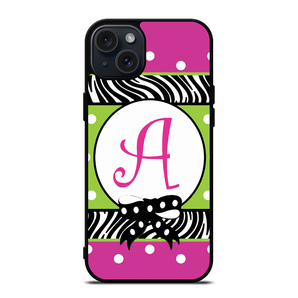 MONOGRAM GARDEN FLAG POLCADOT iPhone 15 Plus Case Cover