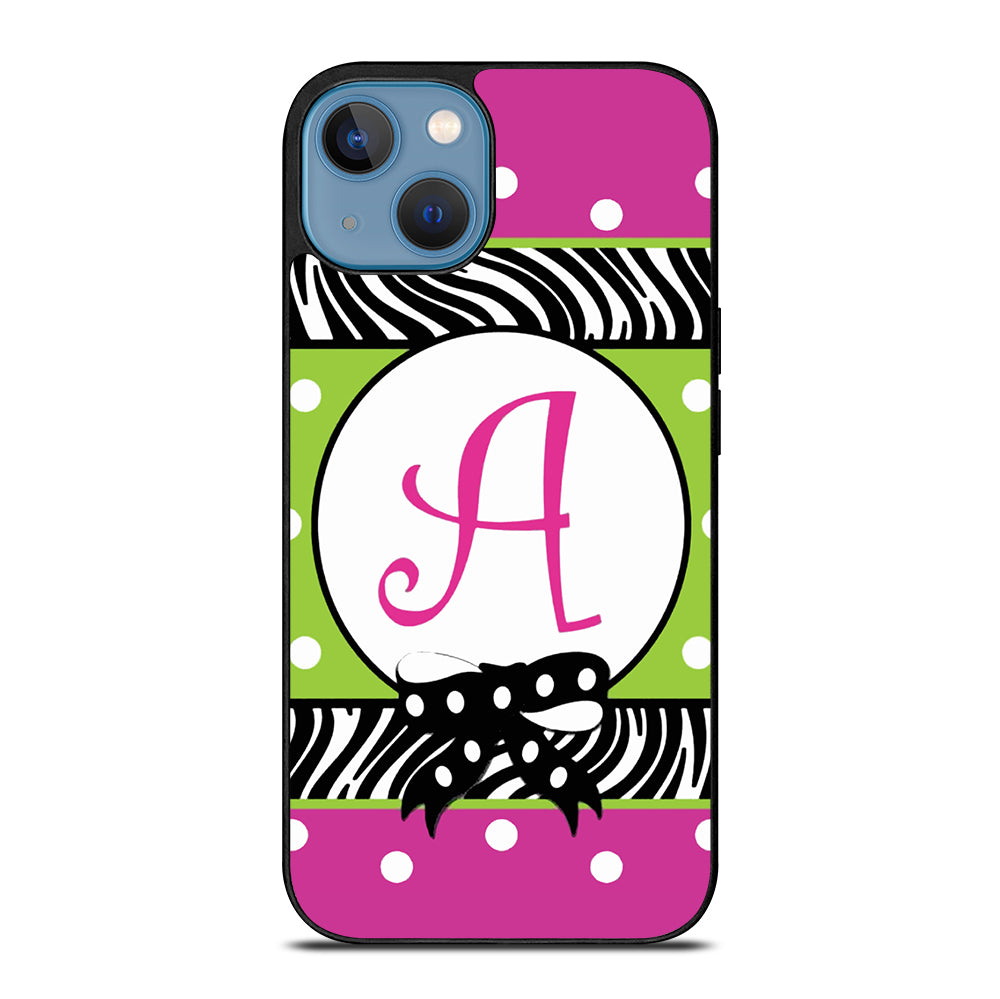 MONOGRAM GARDEN FLAG POLCADOT iPhone 13 Case Cover