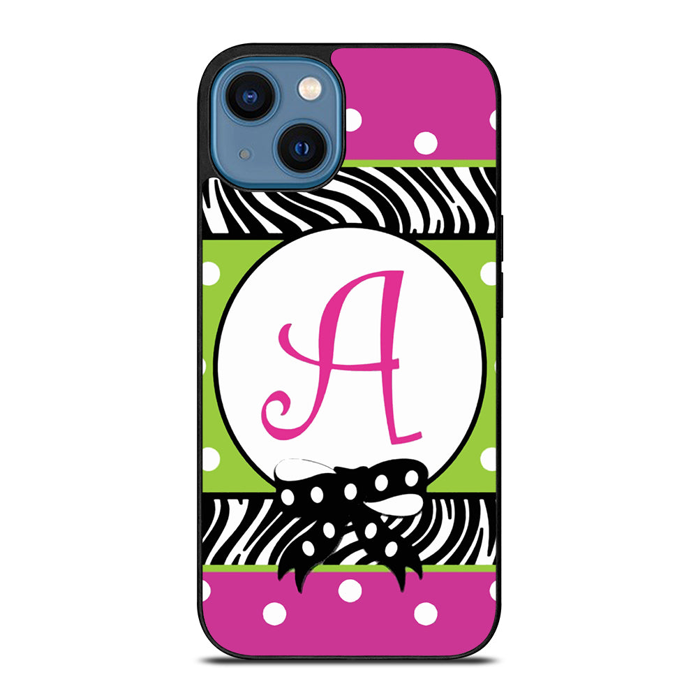 MONOGRAM GARDEN FLAG POLCADOT iPhone 14 Case Cover