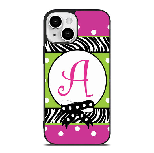 MONOGRAM GARDEN FLAG POLCADOT iPhone 13 Mini Case Cover