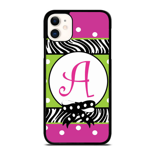 MONOGRAM GARDEN FLAG POLCADOT iPhone 11 Case Cover