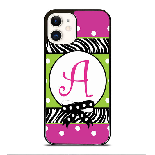 MONOGRAM GARDEN FLAG POLCADOT iPhone 12 Case Cover