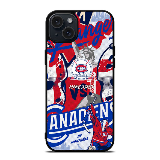 MONTREAL CANADIENS NHL ICON 2 iPhone 15 Plus Case Cover