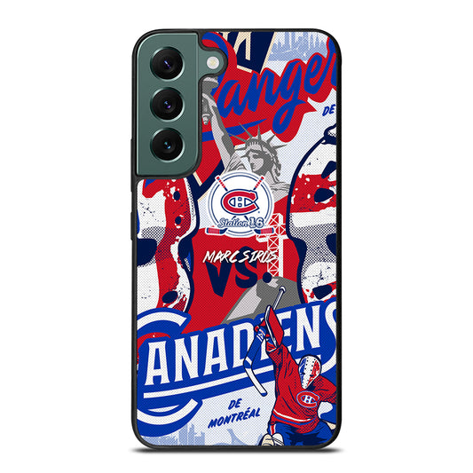 MONTREAL CANADIENS NHL ICON 2 Samsung Galaxy S22 Case Cover