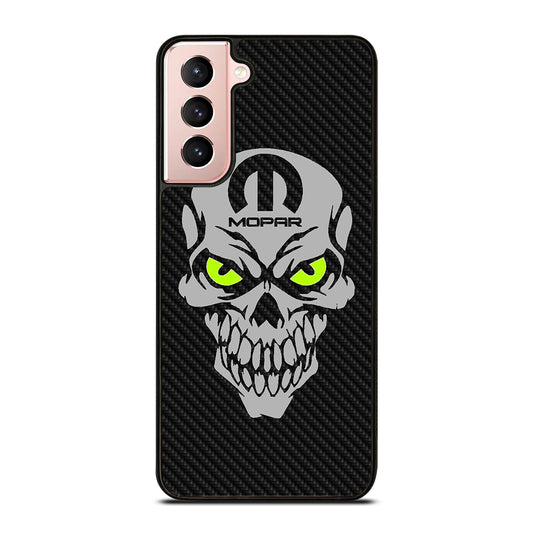 MOPAR SKULL CARBON Samsung Galaxy S21 Case Cover