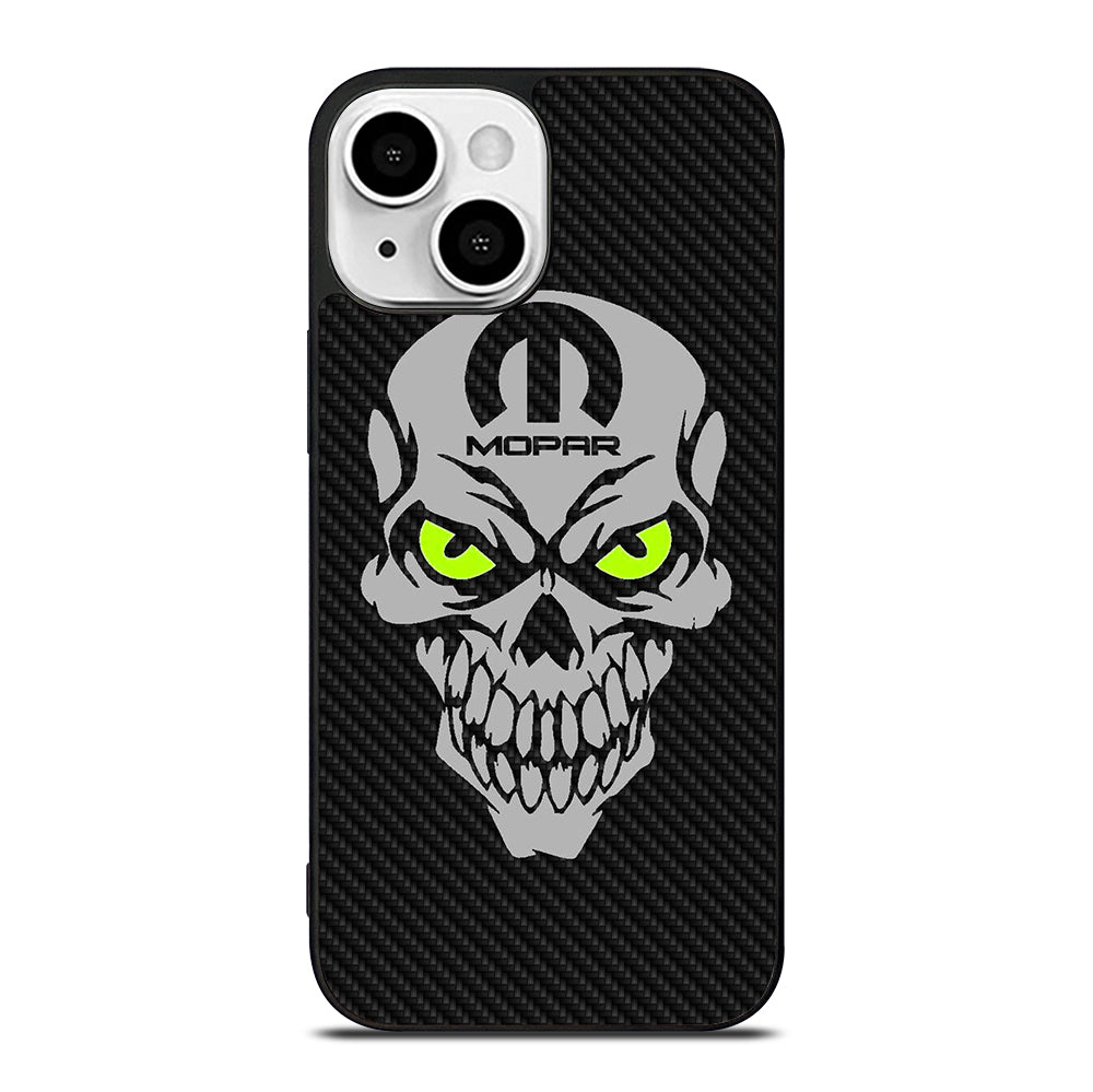 MOPAR SKULL CARBON iPhone 13 Mini Case Cover