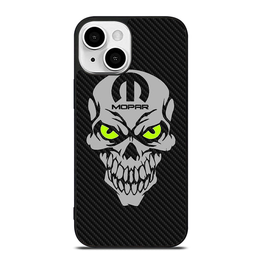 MOPAR SKULL CARBON iPhone 13 Mini Case Cover
