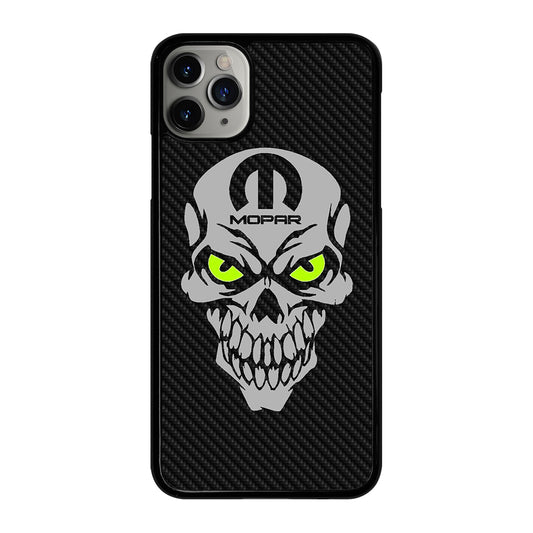 MOPAR SKULL CARBON iPhone 11 Pro Max Case Cover