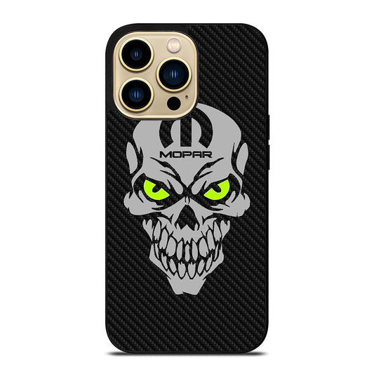 MOPAR SKULL CARBON iPhone 14 Pro Max Case Cover