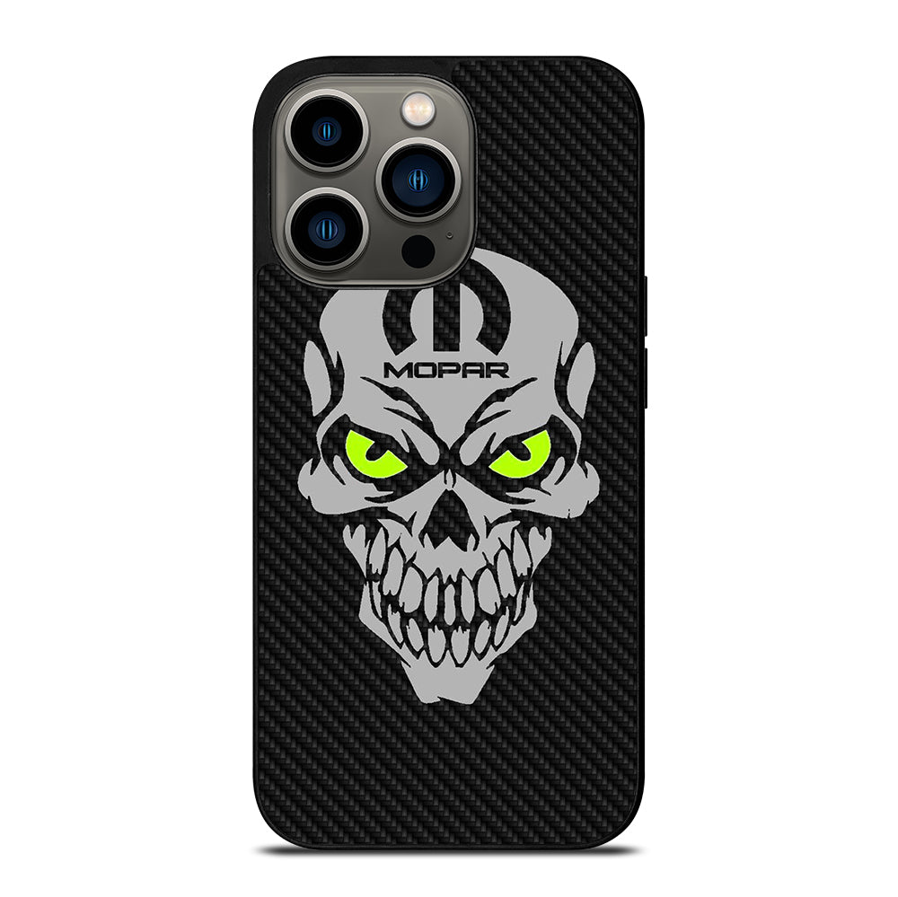 MOPAR SKULL CARBON iPhone 13 Pro Case Cover