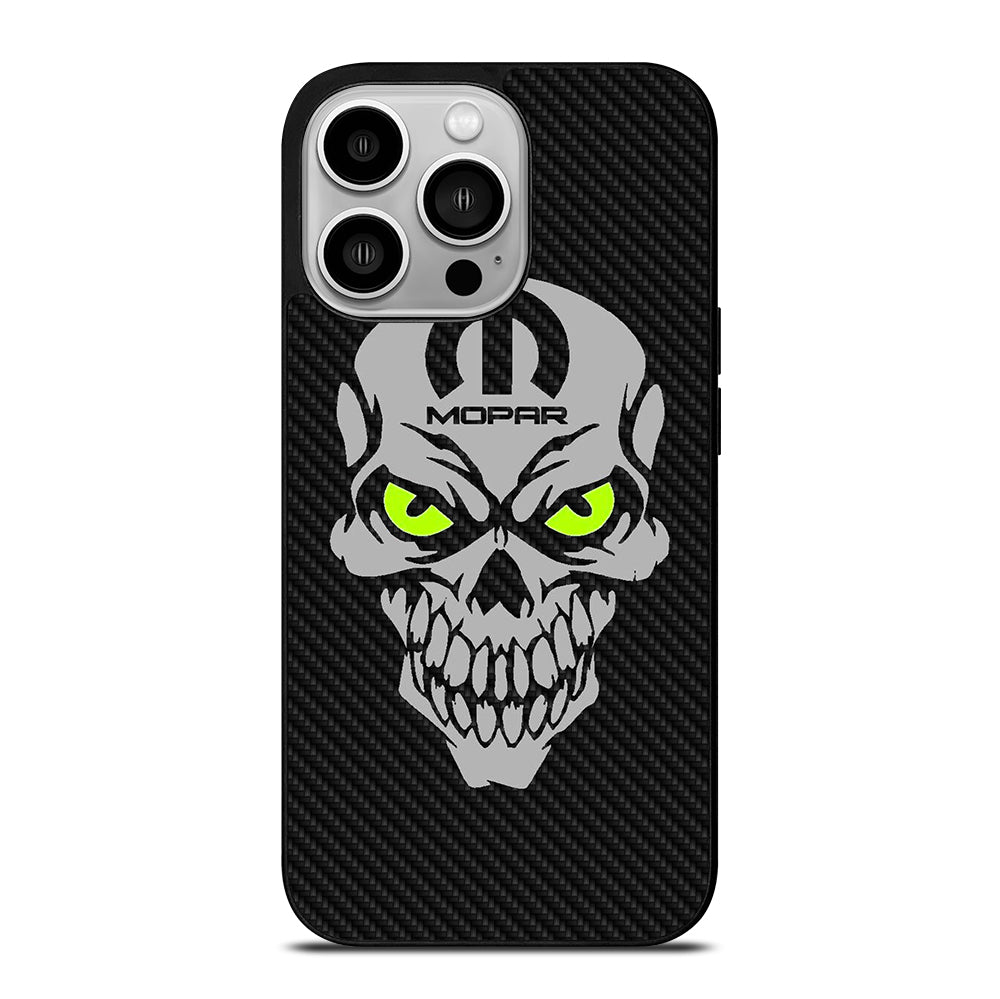 MOPAR SKULL CARBON iPhone 14 Pro Case Cover