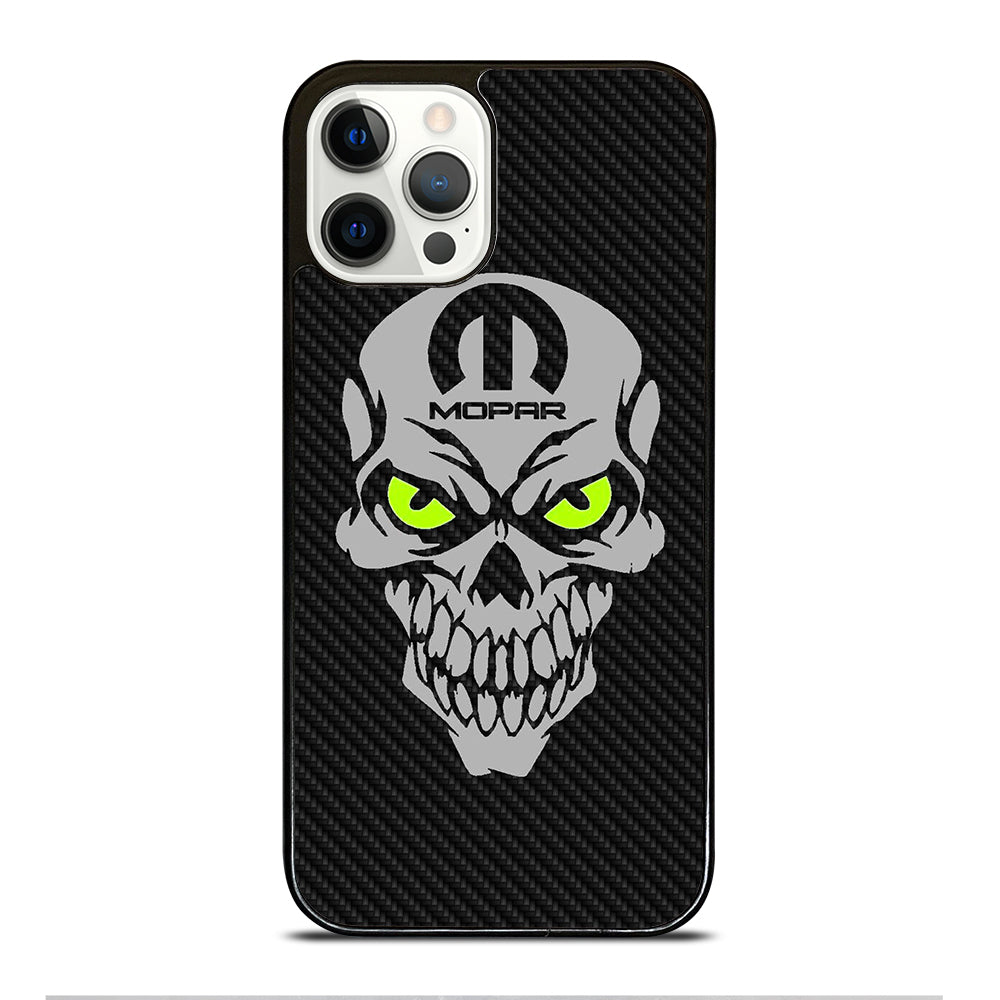 MOPAR SKULL CARBON iPhone 12 Pro Case Cover