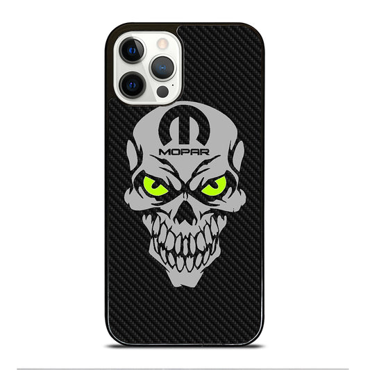MOPAR SKULL CARBON iPhone 12 Pro Case Cover