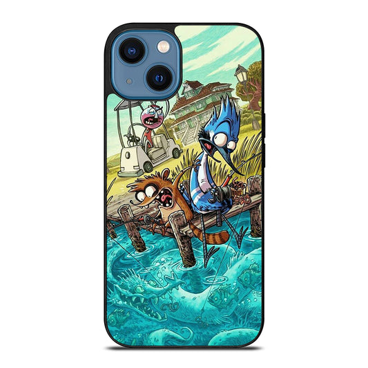 MORDECAI RIGBY CARTOON 3 iPhone 14 Case Cover
