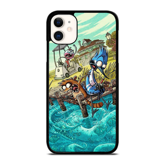 MORDECAI RIGBY CARTOON 3 iPhone 11 Case Cover