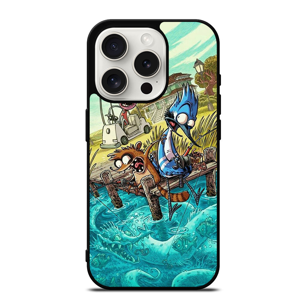 MORDECAI RIGBY CARTOON 3 iPhone 15 Pro Case Cover
