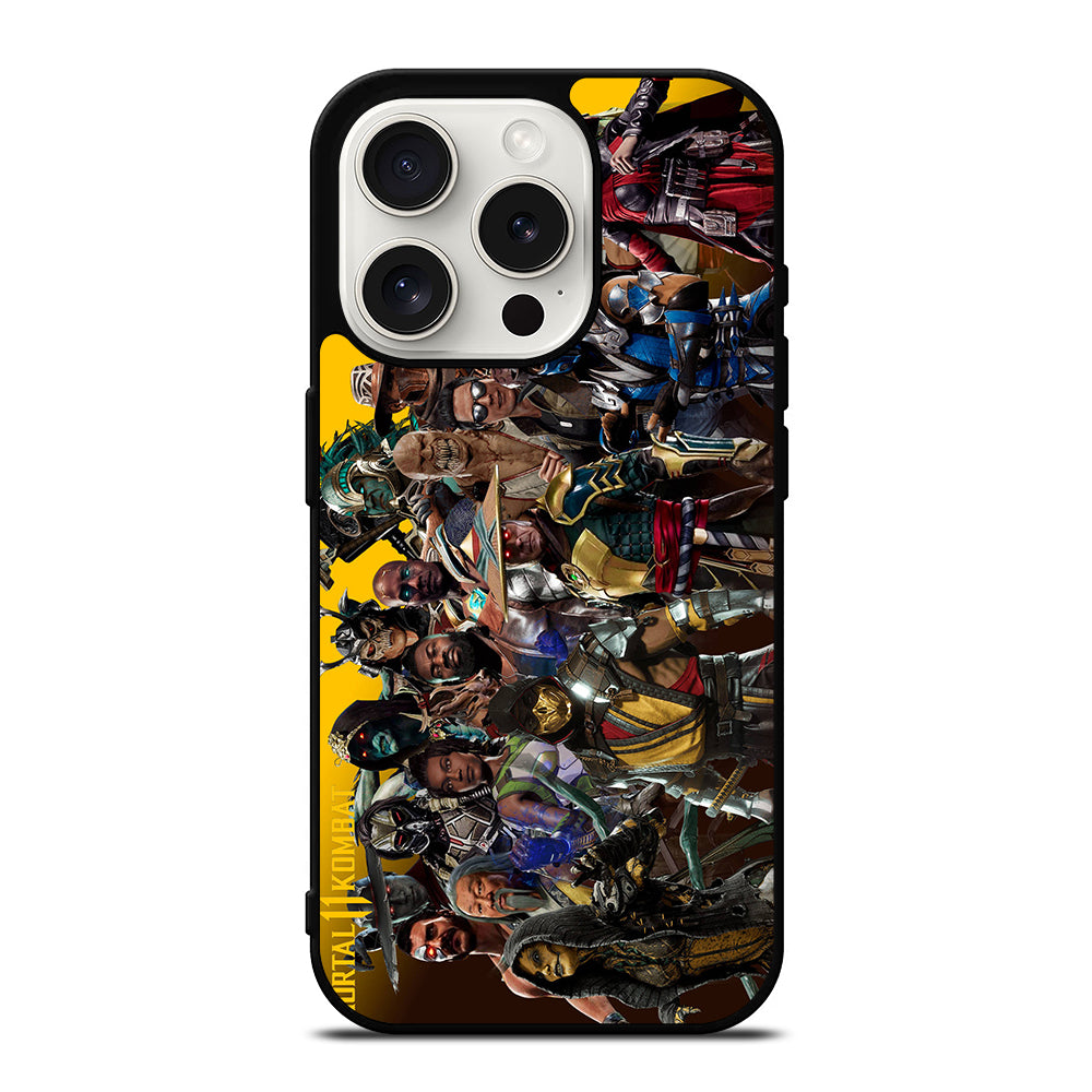 MORTAL KOMBAT GAME ALL CHARACTER iPhone 15 Pro Case Cover