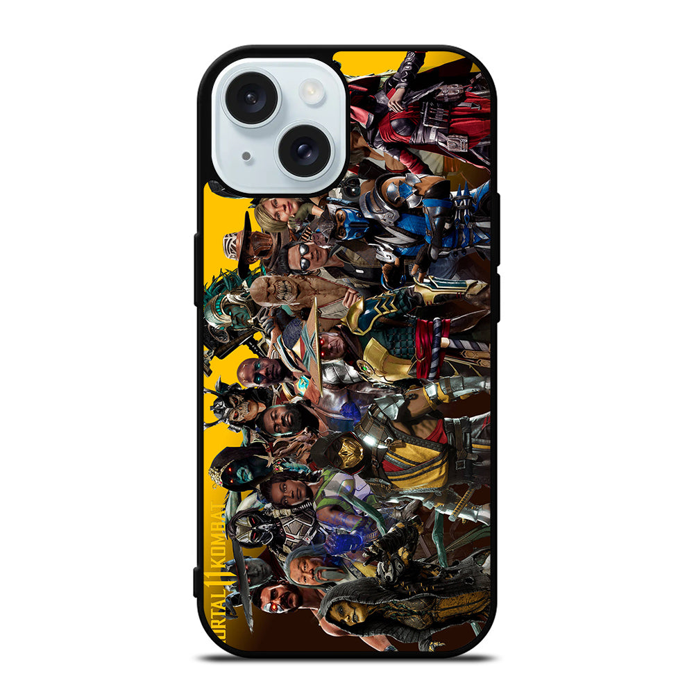 MORTAL KOMBAT GAME ALL CHARACTER iPhone 15 Case Cover