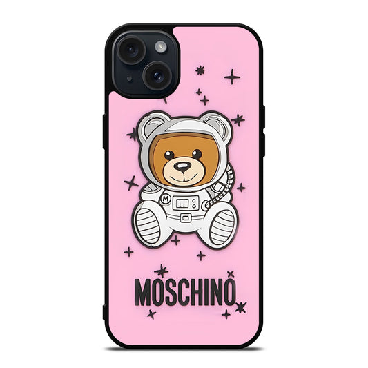 MOSCHINO TEDDY BEAR ASTRONOUT iPhone 15 Plus Case Cover