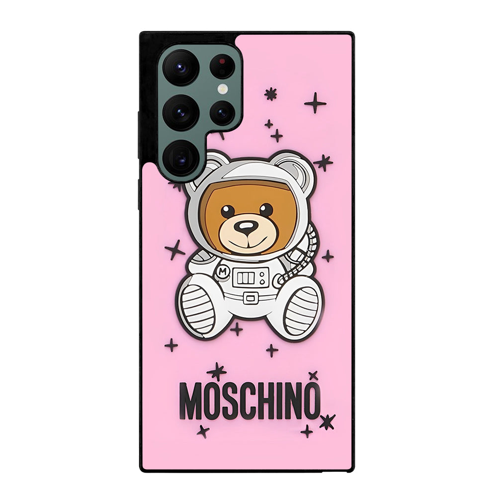 MOSCHINO TEDDY BEAR ASTRONOUT Samsung Galaxy S22 Ultra Case Cover